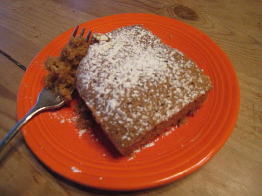 bolo de pedaços de café