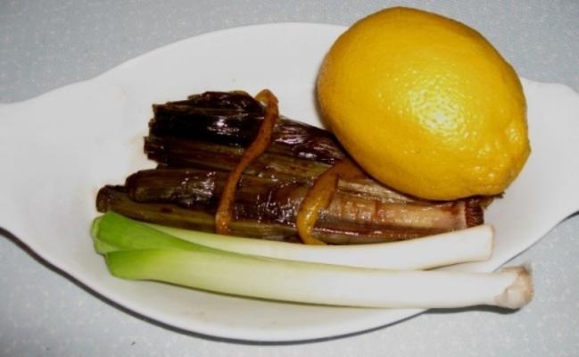 cebolas verdes doces e azedas (microondas)