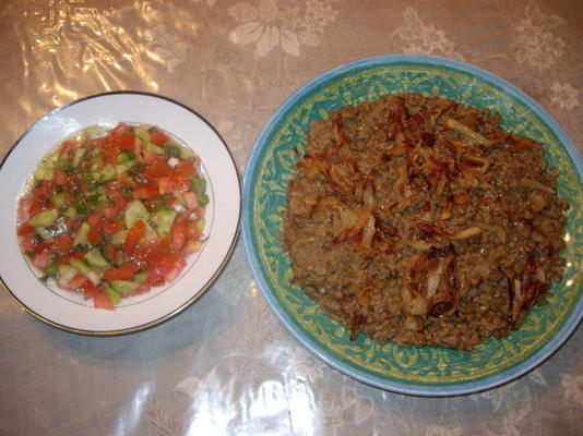 receita do cuscuz das lentilhas