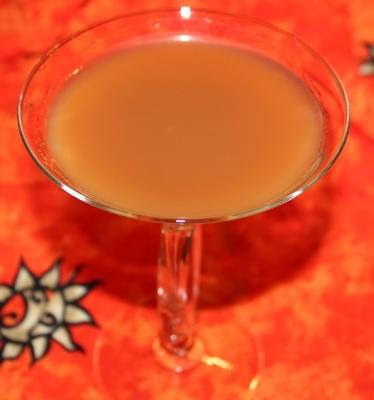 martini de cidra de maçã caramelo