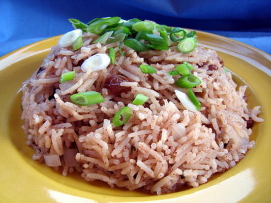 arroz basmati canela com passas