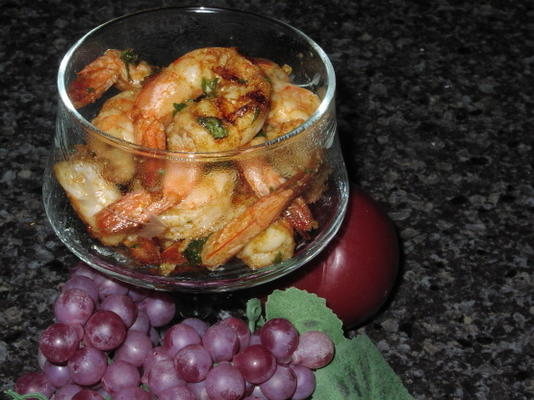 camarão grelhado tunisino