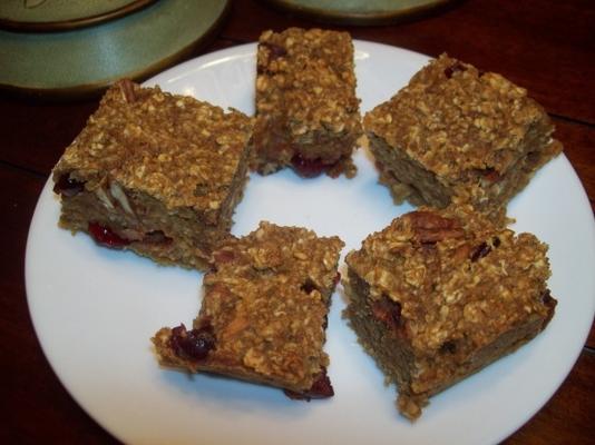 barras de granola torta de abóbora