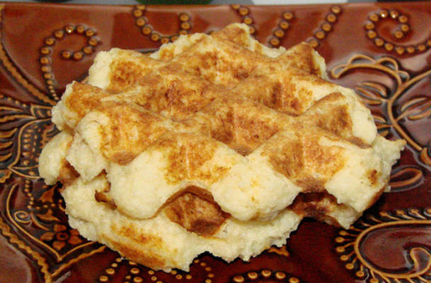 waffles de arroz livre de glúten simples