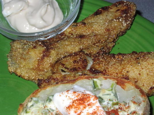Ostras fritas douradas