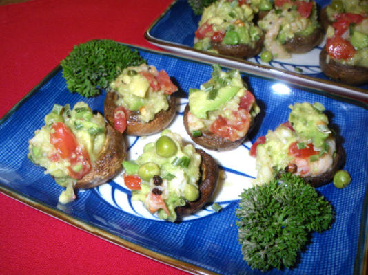 Ceviche Salad Recheada De Cogumelos