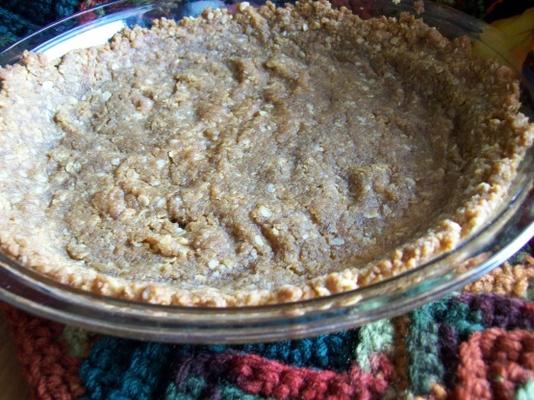 biscoito de manteiga de amendoim migalhas crosta de torta