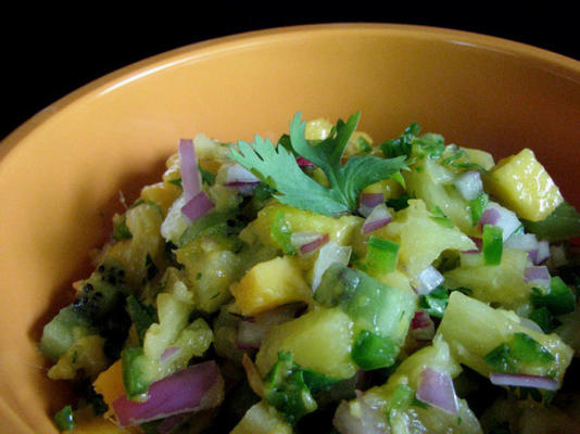 abacaxi kiwi manga salsa