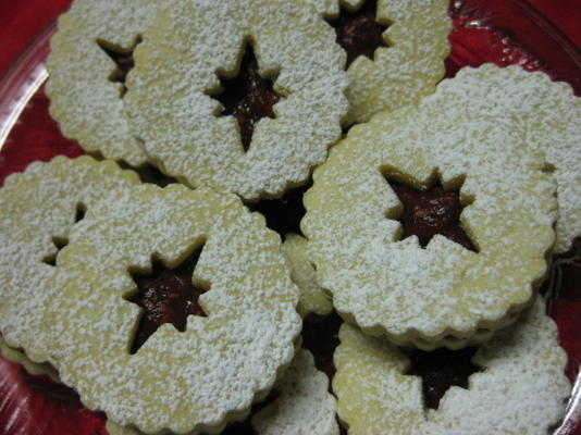 bolinhos de framboesa figo linzer (diabético)