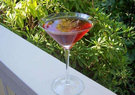 martini de romã-mirtilo linda