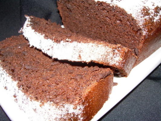 delicioso bolo de chocolate com baixo teor de gordura