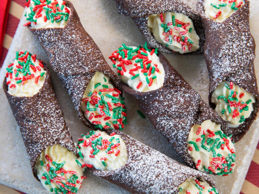 cannoli de gemada de chocolate