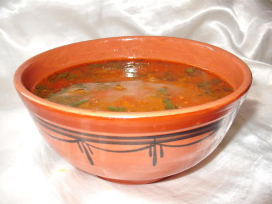 sopa de frango e grão de bico argelino (chorba / shorba)