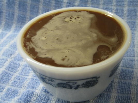 estilo magro chocolate quente cacau