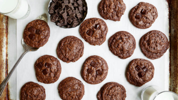 bolinhos brownie de chocolate