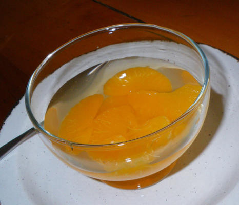 tangerina com licor ouzo