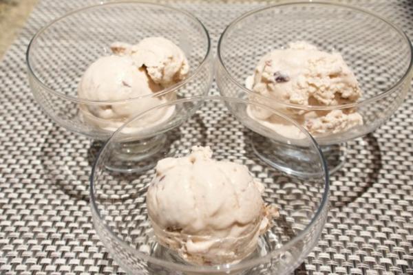 sorvete de manteiga com baixo teor de carboidratos