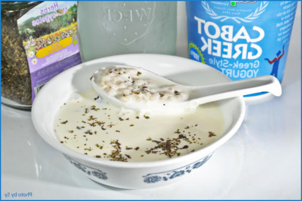 sopa de iogurte-cevada armênia fria por sy