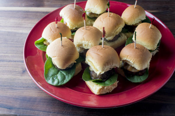sliders de almôndega sueca