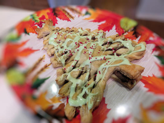 árvore de natal da pastelaria