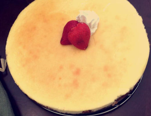 cheesecake original rico e cremoso