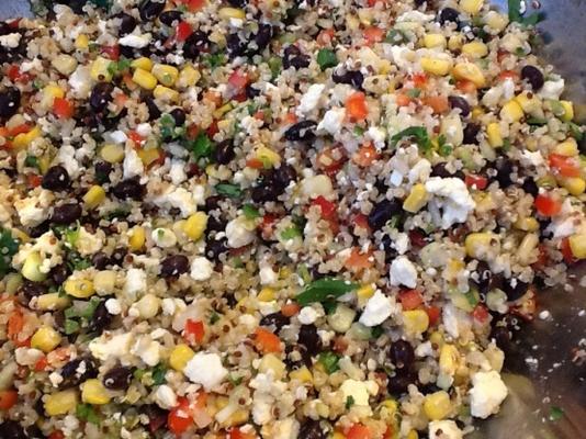 uma salada de quinoa diferente