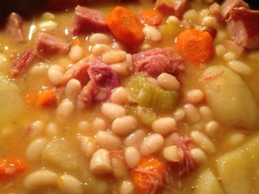 Feijão com sopa de presunto, por urze n.