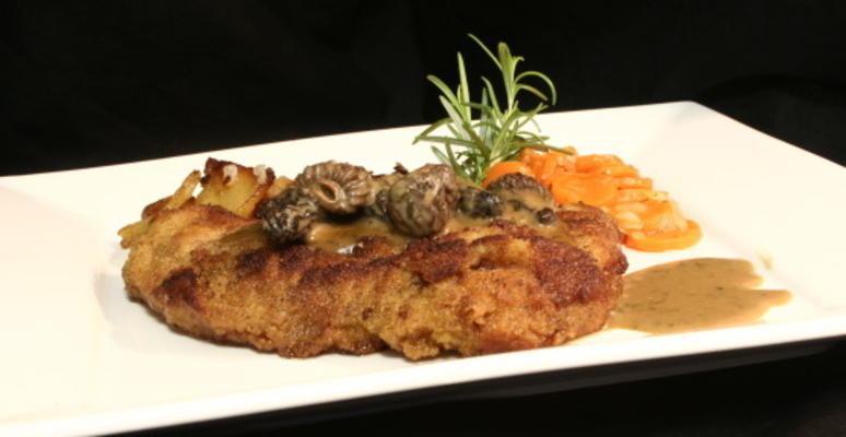 molho de creme de cogumelos morel (sem glúten)
