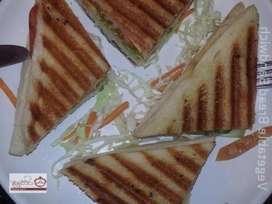 sanduíche de pão de legumes / queijo torrado sandwi de pão de vegetais
