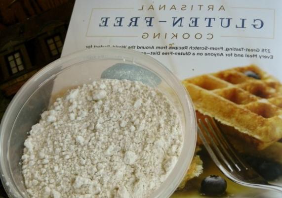 mistura de farinha sem glúten artesanal