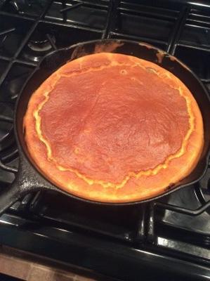 torta de cheeseburguer, estilo suflê, baixo carboidrato