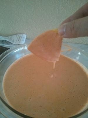 em casa mergulho de queijo pancho