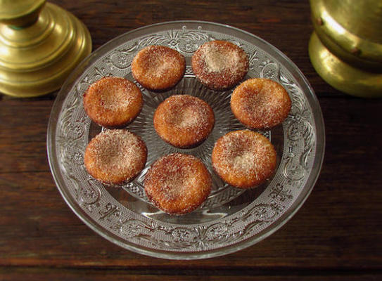 bolinhos de areia com canela