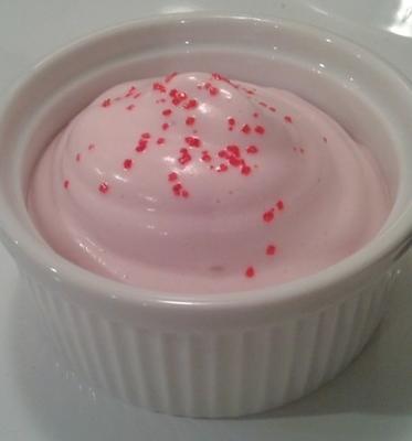 mousse de marshmallow com baixo teor de gordura