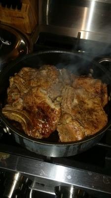 sem costeletas de porco gordas