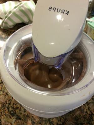 sorvete de chocolate rico em carboidratos