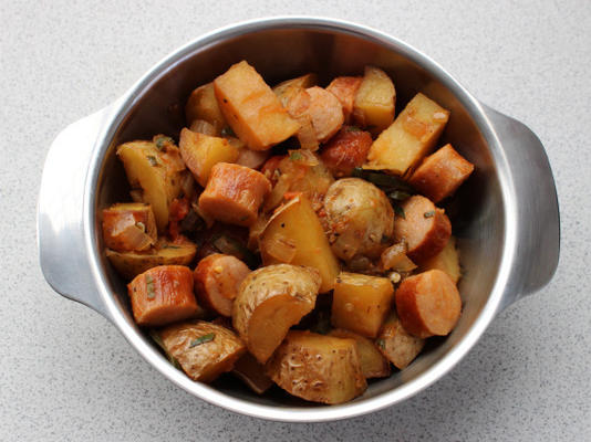 kielbasa de batata irlandesa