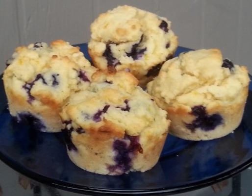 muffins scone de mirtilo