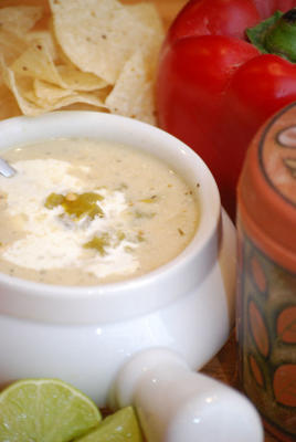 sopa de chile verde