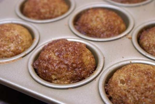 muffins de abóbora butternut canela