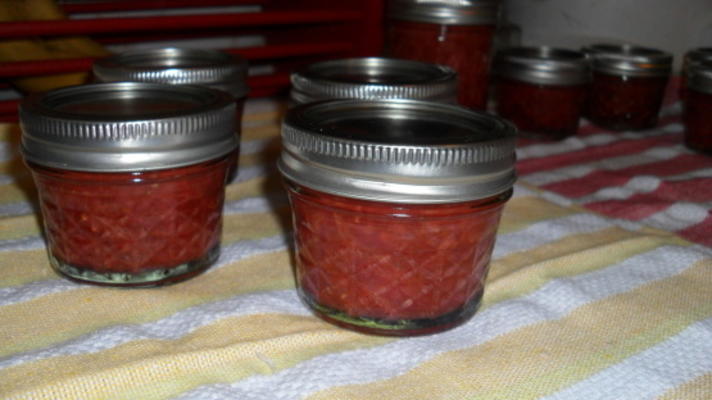 jam de morango de canela maple