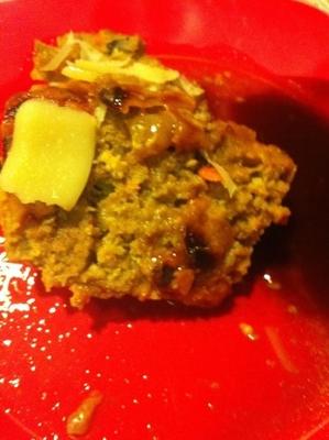peru italiano e bolo de carne parmesão