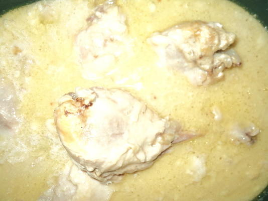 frango de gengibre de coco na panela de barro (paleo)