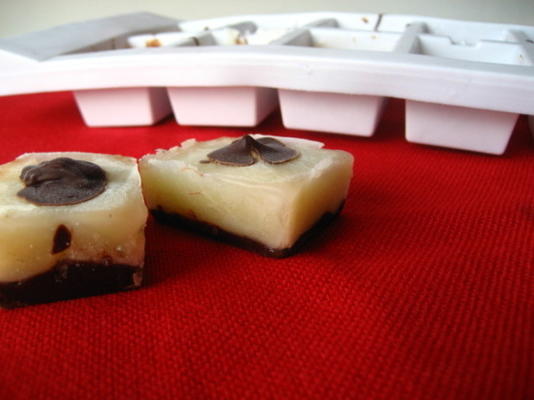 cheesecakes à base de chocolate icetray