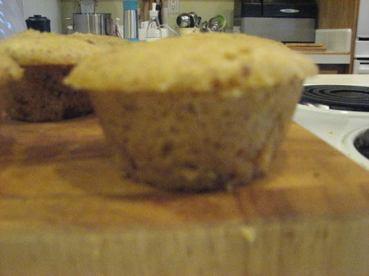 muffins de milho de bordo temperado para o sistema de cozinhar ninja