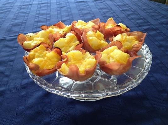 pequenos copos de presunto de batata alegre 5fix
