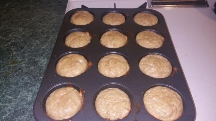 muffins de especiarias amêndoa maçã