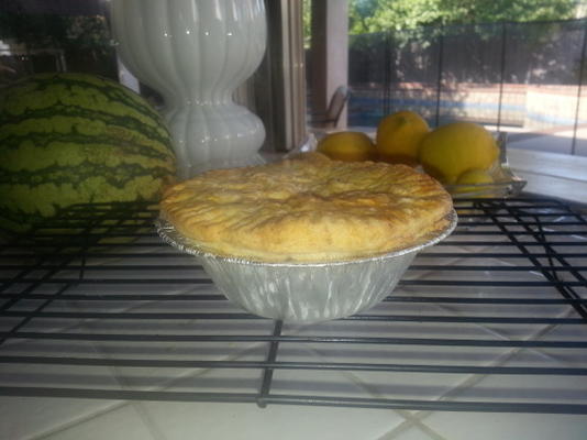 crosta de pastelaria inglesa para caçarolas de carne