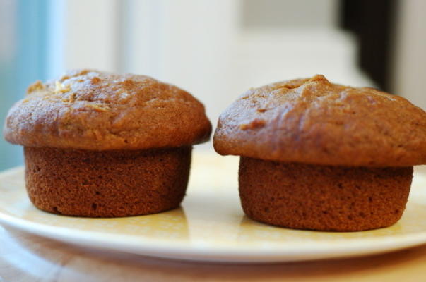 muffins de abóbora com creme de queijo