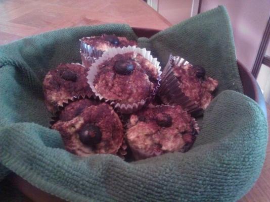 os melhores muffins sem glúten, sem açúcar e sem laticínios